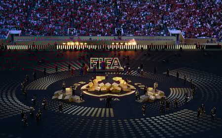 Abertura do Mundial de Clubes da Fifa, em Miami (Foto: Roberto Schmidt/AFP)