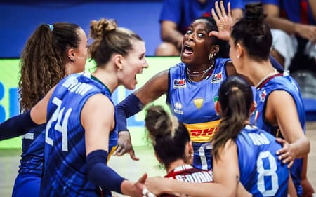Alemanha x Itália - Liga das Nações de Vôlei (VNL)
