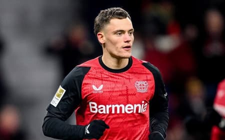 Florian Wirtz em ação pelo Bayer Leverkusen