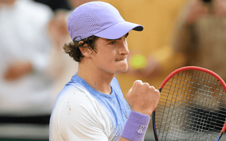 João Fonseca em ação (Peter Staples/ATP Tour)