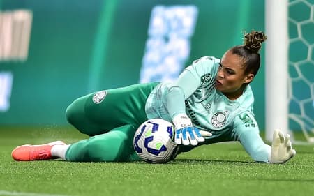 Natascha, goleira do Palmeiras, durante treinamento. (Foto: Staff Images/CBF)