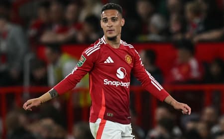 Antony, atacante do Manchester United (Foto: Paul Ellis/AFP)