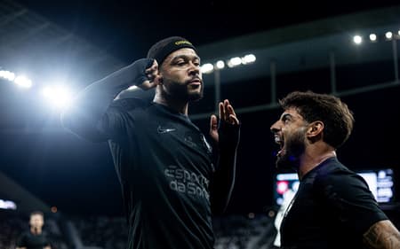 Memphis e Yuri Alberto, destaque do Corinthians (Foto: Rodrigo Coca/ Agência Corinthians)