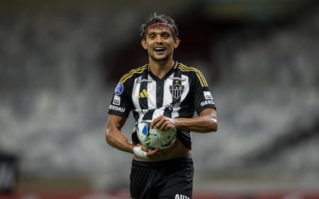 Scarpa comemora gol pelo Atlético-MG (Foto: Pedro Souza / Atlético)