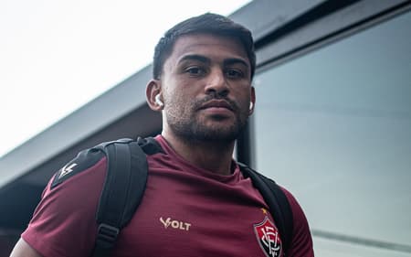 Ronald antes de jogo pelo Vitória Foto: Victor Ferreira / EC Vitória