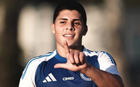 Meia Baptistella, do Cruzeiro (Foto: Gustavo Martins/Cruzeiro)