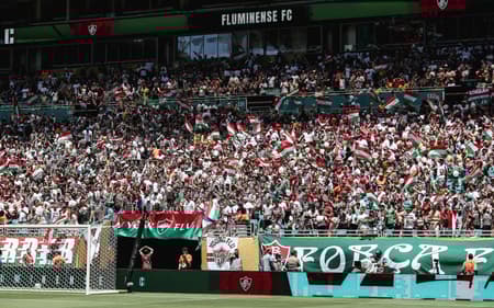 Torcida do Fluminense no Mundial (Foto: Lucas Merçon/FFC)