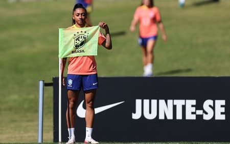 Jogadora do Manchester City, Kerolin é um dos principais nomes da Seleção feminina. (Lívia Villas Boas / CBF)