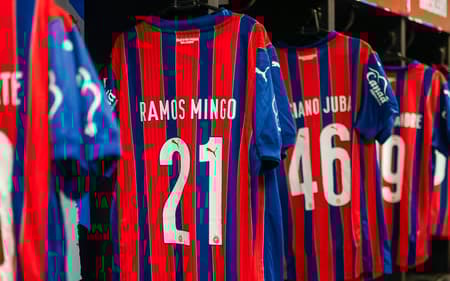 Vestiário do Bahia na Arena Fonte Nova (Foto: Rafael Rodrigues / EC Bahia)