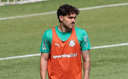 Mauricio voltou a treinar com o grupo (Foto: Cesar Greco/Palmeiras)