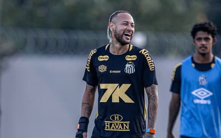 Neymar deve ser titulr no confronto (Foto: Raul Bareta/ Santos FC)