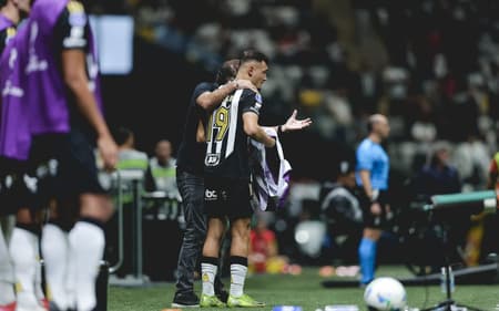 Cuca em jogo do Atlético-MG (Foto: Pedro Souza / Atlético)