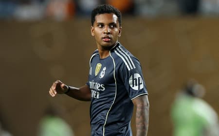 Rodrygo em ação pelo Real Madrid no Mundial (Foto: Francois Nel / GETTY IMAGES NORTH AMERICA / Getty Images via AFP)