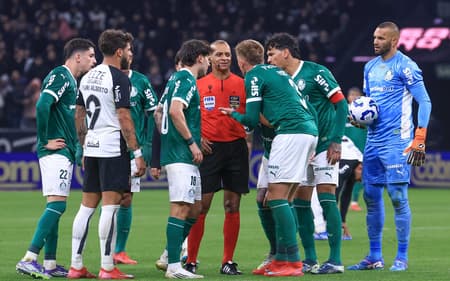 Clássico entre Corinthians x Palmeiras, na Neo Química Arena