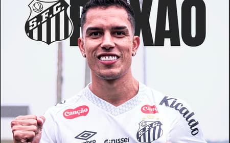 Igor Vinícius chega para reforçar a lateral do Santos (Foto: Divulgação/ Santos FC)