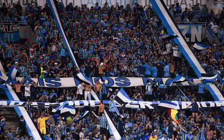 Geral do Grêmio em partida na Arena do Grêmio. (Foto: Maxi Franzoi/AGIF)