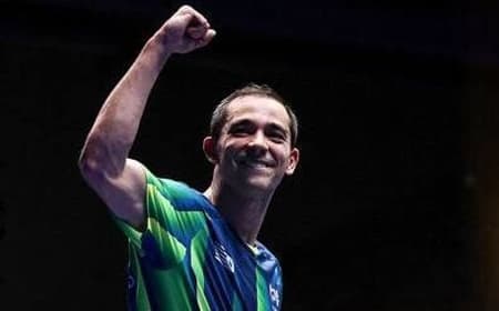 Hugo Calderano bicampeão do WTT da Eslovênia (foto: WTT)