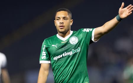 Vitor Roque, centroavante do Palmeiras