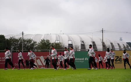 Treino do Internacional no CT Parque Gigante