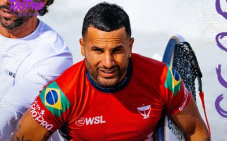 Italo Ferreira em Saquarema (foto: Instagram WSL Brasil)
