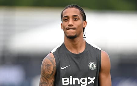 João Pedro em treino do Chelsea antes de enfrentar o Fluminense, pelo Mundial de Clubes