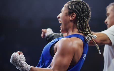 Rebeca Santos na Copa do Mundo de Boxe - Cazaquistão 2025 (foto: WORLD BOXING)