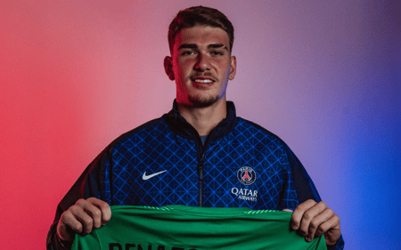 Renato Marin, novo goleiro do Paris Saint-Germain (Foto: Divulgação)
