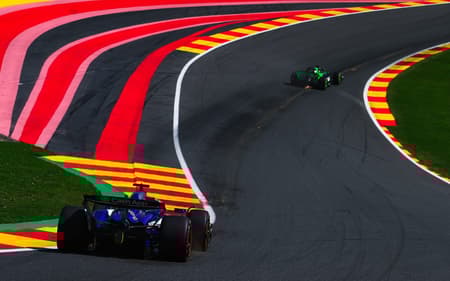SPA, BELGIUM - JULY 28: Daniel Ricciardo of Australia driving the (3) Visa Cash App RB VCARB 01 on track during the F1 Grand Prix of Belgium at Circuit de Spa-Francorchamps on July 28, 2024 in Spa, Belgium. (Photo by Rudy Carezzevoli/Getty Images) // Getty Images / Red Bull Content Pool // SI202407280553 // Usage for editorial use only //