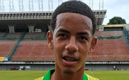 Davi Fraga em entrevista ao Lance! depois de vitória contra o Botafogo (Foto: Rafael do Carmo)