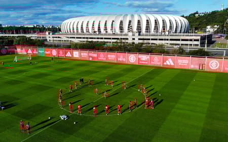 CT Parque Gigante, às margens do Rio Guaíba, onde treina o time profissional do Sport Club Internacional