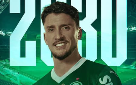 Palmeiras oficializou a renovação de contrato com o jogador (Foto: Divulgação)