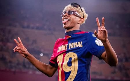 Lamine Yamal, comandado por Flick, teve excelente temporada (Foto: Reprodução/Lamine Yamal)