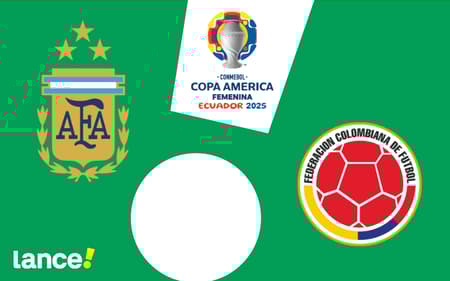 Argentina e Colômbia jogam semifinal da Copa América Feminina.