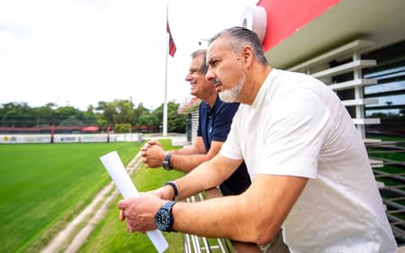 José Boto conheceu o CT do Flamengo acompanhado por Bap