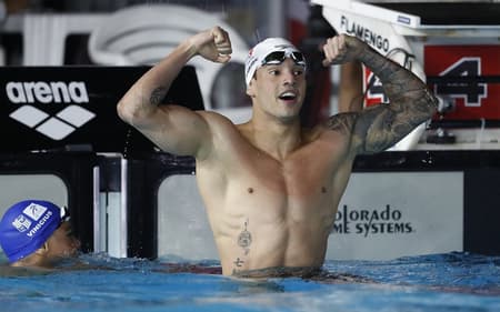 Guilherme Caribé garantiu mais um índice mundial (Foto: Satiro Sodré/ CBDA)