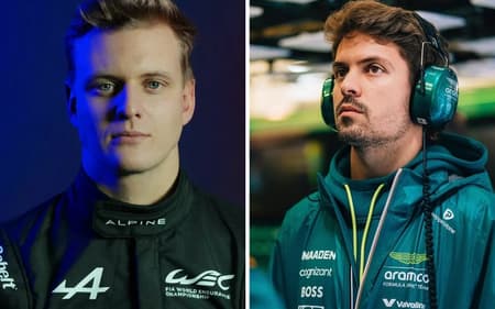 Mick Schumacher e Felipe Drugovich (Fotos: Alpine Cars e Divulgação Felipe Drugovich)