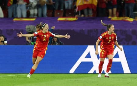 Aitana Bonmatí fez gol que garantiu Espanha na final da Eurocopa Feminina. (Foto: UEFA/Divulgação)