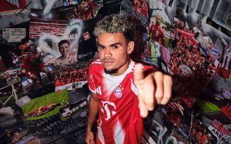 Luis Díaz apresentado no Bayern