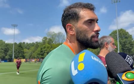 Freytes no treinamento do Fluminense antes da partida contra o Al Hilal pelo Mundial de Clubes. (Foto: Sharon Prais/Lance!)