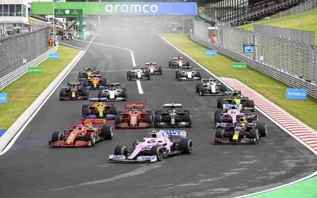 Largada do GP da Hungria