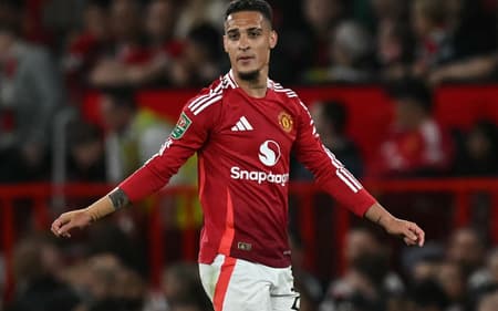 Antony, atacante do Manchester United (Foto: Paul Ellis/AFP)
