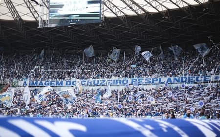 Torcida do Cruzeiro no Mineirão (Foto: Gustavo Martins/Cruzeiro)