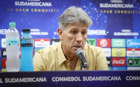 Renato Gaúcho na coletiva após América de Cli x Fluminense (Foto: Marcelo Gonçalves / Fluminense FC)