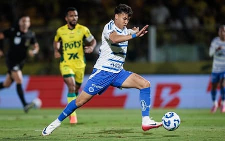 Kaio Jorge marca para o Cruzeiro contra o Mirassol (Foto: Rapha Marques/Cruzeiro)