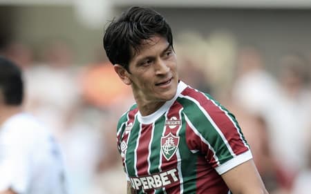 Cano em ação em Santos x Fluminense (Foto: Marcelo Gonçalves/ Fluminense FC)