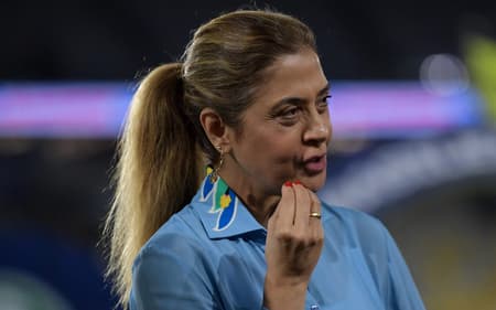 Leila Pereira, presidente do Palmeiras (Foto: Thiago Ribeiro/AGIF)
