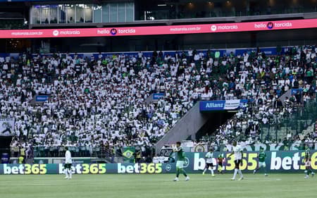 Palmeiras registrou o menor público jogando no Allianz Parque pelo Brasileirão (Foto: Marcello Zambrana/AGIF)