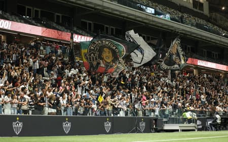 Torcida nas arquibancadas da Arena MRV para acompanhar Atlético-MG x Vitória. (Foto: Daniela Veiga / Atlético)