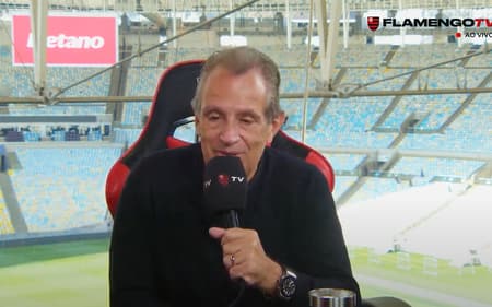 Presidente do Flamengo, Luiz Eduardo Baptista, o Bap,fala sobre patrocínio na Flamengo TV (Foto: reprodução FlamengoTV)