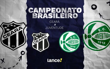 Ceará e Juventude se enfrentam na Arena Castelão (Foto: Arte/Lance!)